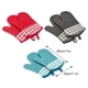 thumbnail image 5 of Guantes de Horno Matsuzay Resistentes al Calor Rojo, 5 of 6