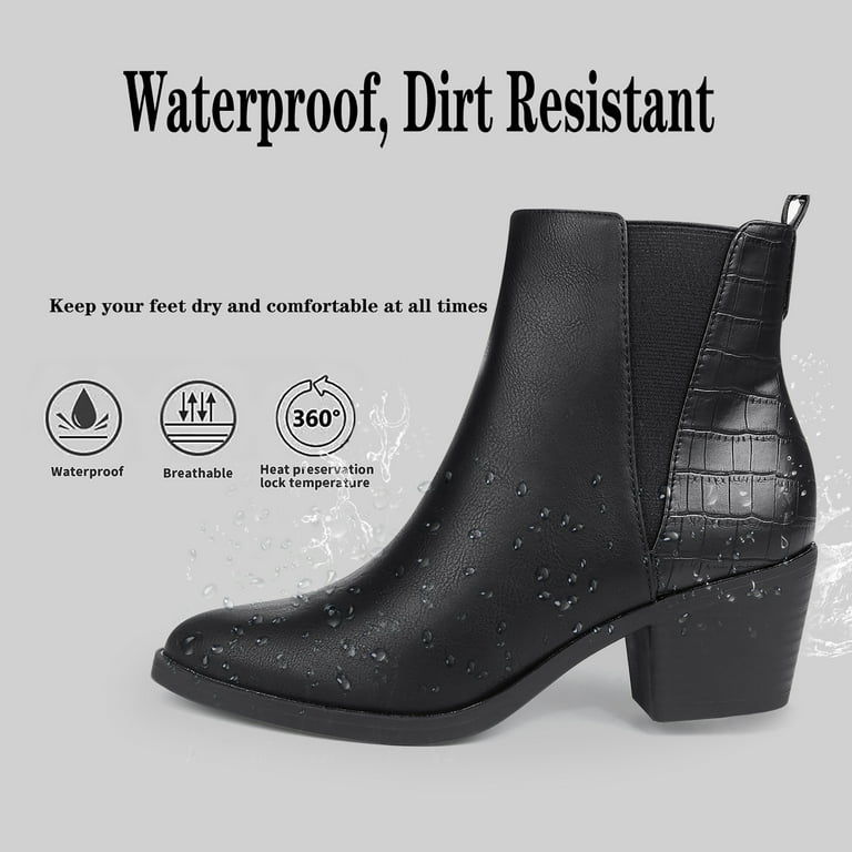 Leather slip on booties deals
