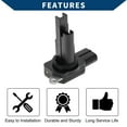 thumbnail image 4 of Unique Bargains Mass Air Flow Sensor Meter No.2220437010 MAF Air Flow Sensor for Toyota Rav4 2006-2012 Plastic Metal 1 Pc, 4 of 6