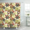 thumbnail image 1 of ABPHQTO Hermoso para acuarela con flores de hibisco Exquisito con cortinas de ducha de baño marrón vintage 152x180 cm ABPHQTO PKNMT60x72Shower-4873, 1 of 2