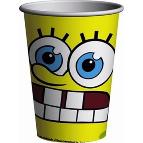 SpongeBob SquarePants 'Moods' 9oz Paper Cups (8ct)