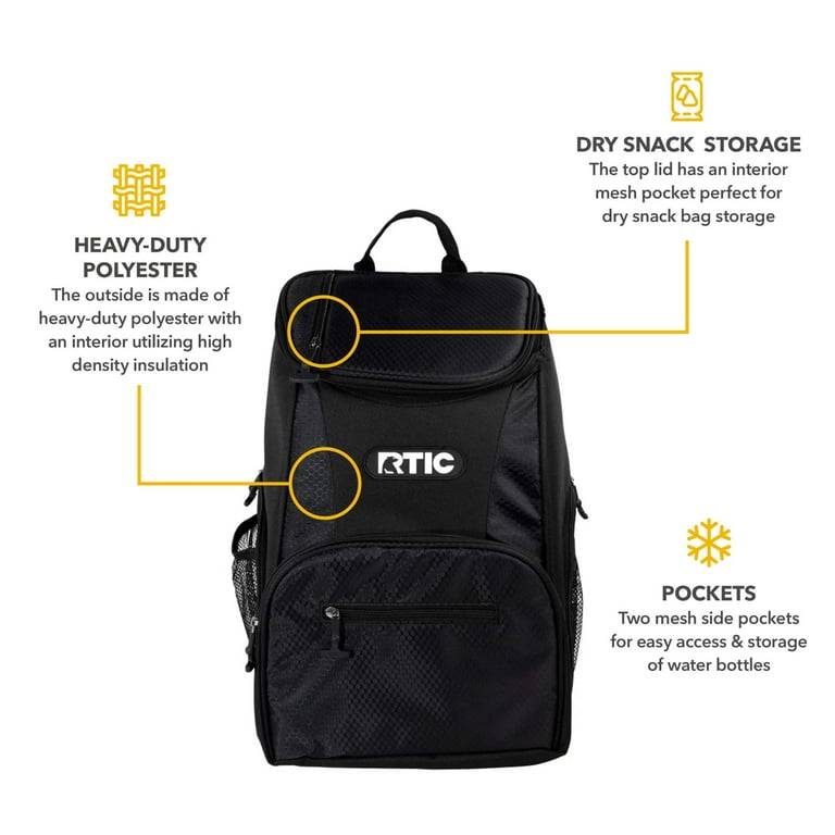 RTIC 15 Can Lightweight Backpack Insulated Cooler, Dusty Rose