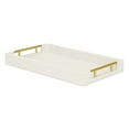 thumbnail image 2 of Lusan Vinyl Tray - White Faux Snakeskin, 2 of 2