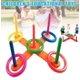 thumbnail image 1 of Juego de aro para lanzar aros, juego de regalo portátil para niños, para exteriores, interiores y patios, 1 of 5