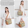thumbnail image 6 of Insulated Lunch Bag Women, Leakproof Large Lunch Box, Reusable Lunch Cooler Bag with Adjustable Strap, Lunch Tote Bag for Work Women,Orange Print Lunch Tote Bags Gifts for Woman, Mom, 6 of 6