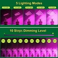 thumbnail image 3 of Behome 5 Heads Grow Light for Indoor Plants, Full Spectrum Plant Light with Adjustable Stand, Grow Lamp with Auto ON/Off Timer, 3 Light Modes & 10 Dimmable Brightness, 3 of 9