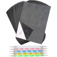 thumbnail image 1 of Tracing Paper & Carbon Paper, A4 Format Sheets For Artistic Surfaces, Graphite Transfer With Embossing Stylus Set, Reusable And Durable Material, 1 of 8