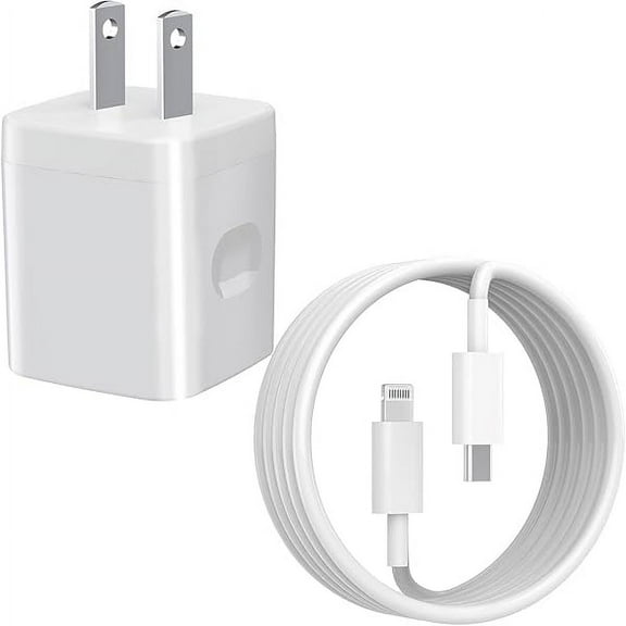 [ MFi Certified] iPhone 14 13 12 Fast Charger, Belcompany 20W USB C Power Delivery Wall Charger Plug with 6FT USB C to Lightning Cable Compatible for iPhone 14 Pro 13 12 11 XS XR X 8 iPad AirPods