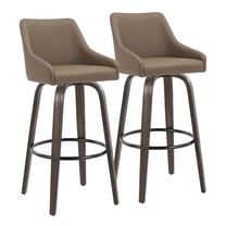 LumiSource Hannah 30" Fixed-Height Barstool - Set of 2