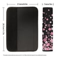 thumbnail image 5 of Renewold Car Seat Belt Pads Cover Shoulder Strap Covers Harness Pad Auto Decor Accessories Universal Fit Most Cars, 2 Pack, Cherry Blossom Pink, 5 of 6