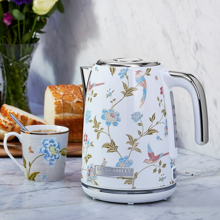 Free Shipping! Laura Ashley Electric Jug Kettle Elveden White 1.7L
