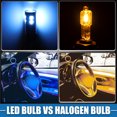 thumbnail image 5 of Unique Bargains T10 194 168 W5W 2825 3030 9SMD Car Interior Lights LED Bulbs Aluminum Alloy Blue Light 2 Pcs, 5 of 6