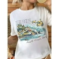 thumbnail image 2 of Loose And Comfortable Daily Beach Casual Ladies Short Sleeve,Amalfi Coast Shirt,Italy Travel T Shirt,Italy Girls Travel Amalfi Coast Shirt,Positano Italy Shirt,Italy Vacation Souvenir Shirt Capri,Ama, 2 of 7