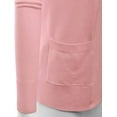 thumbnail image 4 of Cielo Women & Plus Open Front Drape Classic Knit Cardigan With Pockets, 4 of 4
