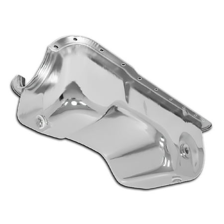 

Fits 1983-1993 Ford SB Small Block 302 5.0 Mustang Stock Capacity Oil Pan Chrome