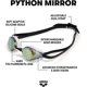 thumbnail image 3 of Unisex Python Racing Swim Goggles for Men and Women Anti-Fog No Leak Max Comfort Dual Strap, Mirror/Non-Mirror Lens, 3 of 5