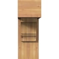 thumbnail image 2 of Ekena Millwork 7 1/2"W x 20"D x 20"H Balboa Block Smooth Bracket w/ Offset Brace, Western Red Cedar, 2 of 25