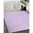 thumbnail image 3 of Ahgly Company Machine Washable Indoor Rectangle Transitional Bright Lilac Purple Area Rugs, 7' x 9', 3 of 7