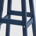 thumbnail image 4 of WestinTrends Malibu 29" HDPE Outdoor Patio Round Bar Stool, Navy Blue, 4 of 7