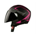 thumbnail image 2 of SB-33 Eve Sublime Mat Black & Pink With Open Face Smoke Visor M Size 580mm, 2 of 5