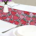 thumbnail image 4 of Yayeee Table Runner 70 inches Long Home Kitchen Dinning Party Decoration, Sweet Strawberry, 4 of 7