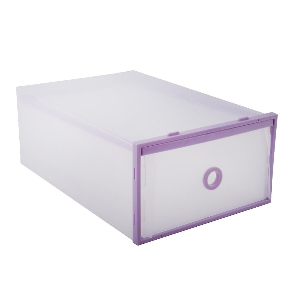 Fdit Plastic Shoe Box,Shoe Drawer,5 Storage Boxes Foldable Shoe Box ...