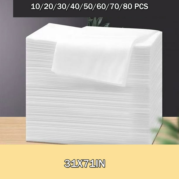 Disposable NonWoven Bed Sheet 31" X 71", Spa Bed Waterproof Bed Cover
