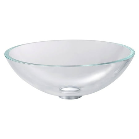 Kraus GV-100 Crystal Clear Glass Vessel Sink