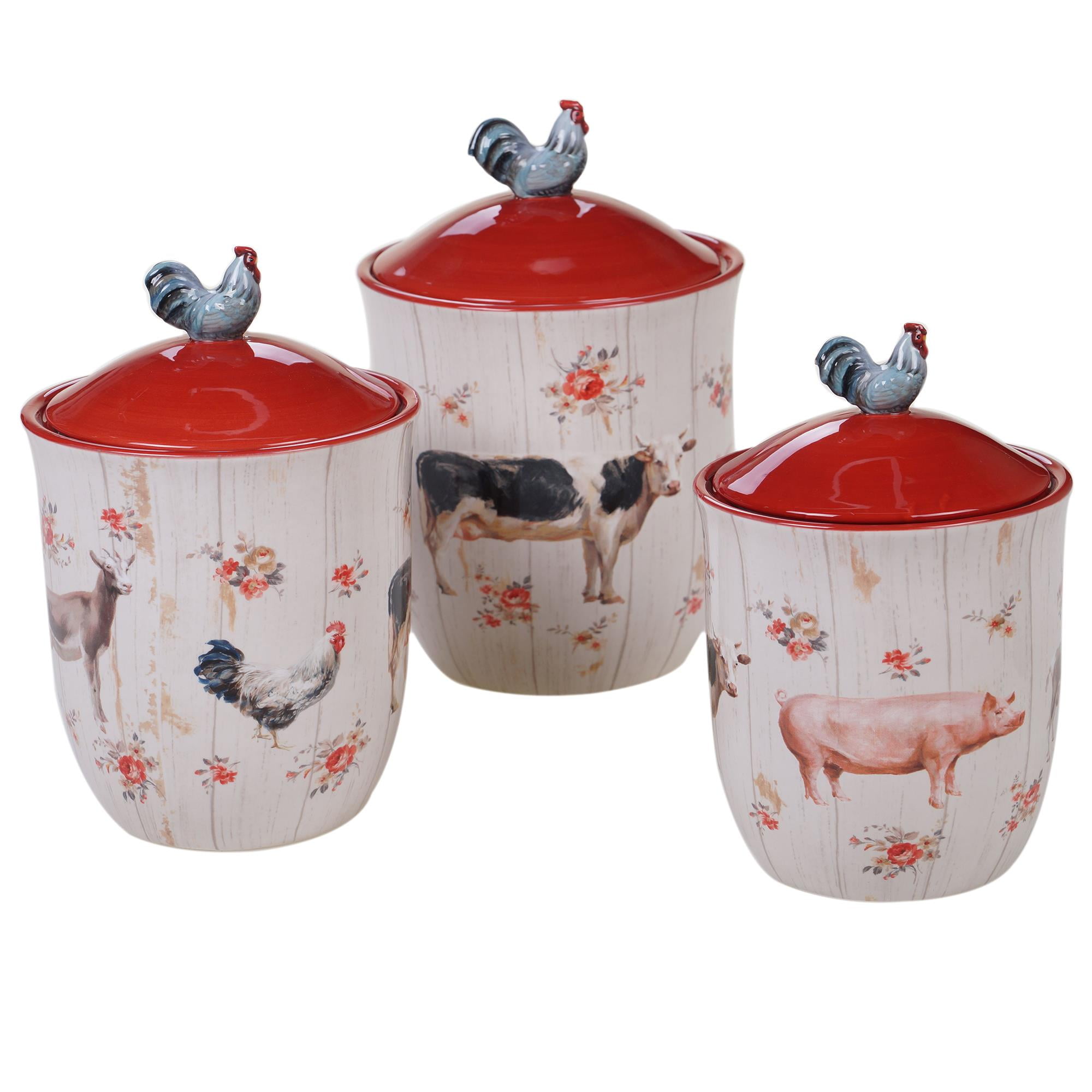 Farmhouse Canister Set 3 pc.