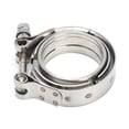 thumbnail image 3 of Exhaust Flange  Exhaust Clamp  Exhaust V Band Flange  Exhaust Flange Clamp V Band Clamp Flange Kit 2.25in V Band Stainless Steel Clamp With 2 Flange For  Exhaust Downpipe, 3 of 8