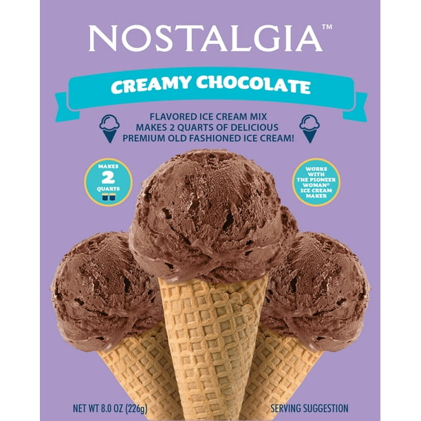 Nostalgia Premium Chocolate Ice Cream Mix, 8 oz