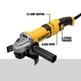 thumbnail image 2 of Amoladora angular DEWALT DWE43116 de 115 mm a 125 mm con interruptor de gatillo, 2 of 7