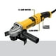 thumbnail image 2 of Amoladora angular DEWALT DWE43116 de 115 mm a 125 mm con interruptor de gatillo, 2 of 7