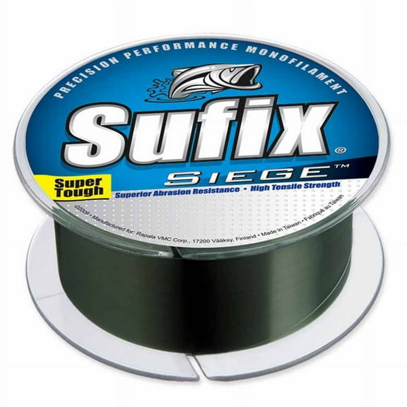 Sufix Seige Monofilament Fishing Line 330yd 17lb Smoke Green