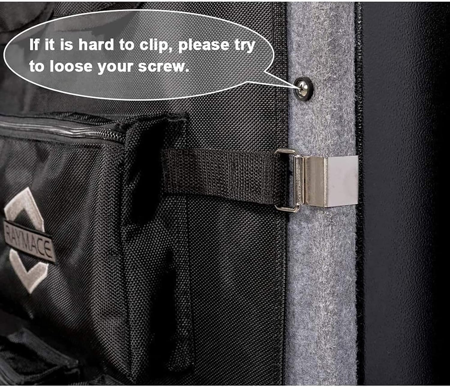 Gun Safe Door Panel Organizer 16.5W*47H Adjustable Storage for Pistols Documents