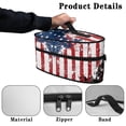 thumbnail image 5 of HELLHERO Steam Iron Storage Case American Flag Compatible with Most Iron Storage St.Patrick's Day(Case Only), 5 of 6