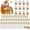 1.5 oz Hexagon - 48 Set (No Labels), variant on 48 Pack Mini Honey Jars Party Favors in Bulk,1.5 oz Small Hexagon Glass Honey Jars with Dippers,Gold Lids,Bee Charms,Gift Bags and Jute-Great for Baby Showers,Weddings&Birthdays