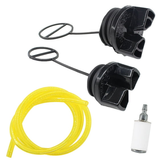 Oil Cap & Gas Fuel Cap 952044640 Kit for Poulan 1900 1950 2050 2055 2150 2175 2250 P3314 PP4218 2375 Wild Thing Chainsaw