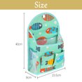thumbnail image 2 of Laklulu Bolsa para colgar en la pared, caja de almacenamiento para baño, cocina, dormitorio, organizador, cesta mejorada, 2 of 5