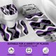 thumbnail image 3 of Set de baño BEIFIVCL morado con cortina de ducha, alfombras y acceso, 3 of 8