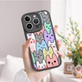 thumbnail image 1 of Agregue un toque de diversión a su iPhone con una funda de silicona TPU con estampado de dibujos animados creativos, 1 of 4