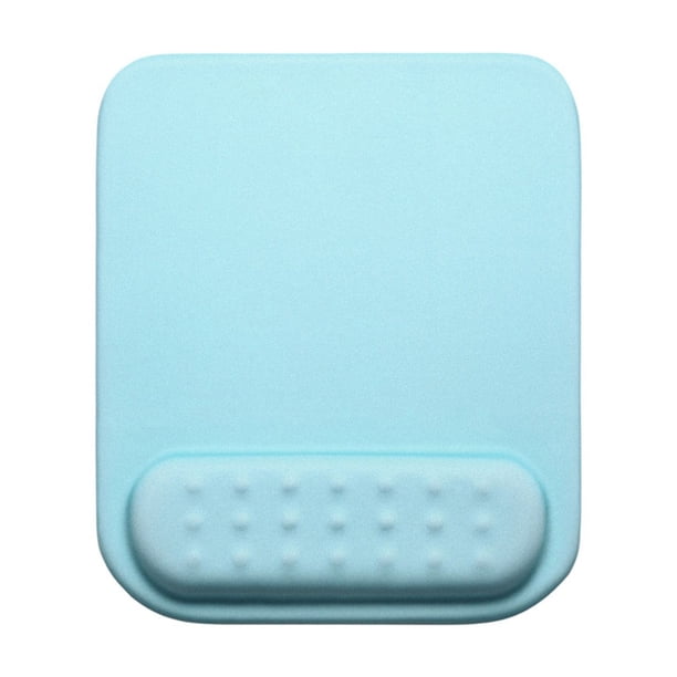 Pisexur - Alfombrilla de ratón para hombre, diseño ergonómico, para ordenador portátil inalámbrico, para casa o oficina, con soporte para muñeca, base de goma antideslizante, para aliviar el dolor de