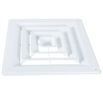 WHAMVOX 1Pcs Airflow Control Vent Cover Ceiling Application Abs Plastic Bathroom Fan Cover 30.0X30.0X1.5In