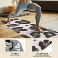 thumbnail image 4 of Beige and Black Of Leopard Print Hot Yoga Mat Towel Non Slip for Hot Yoga - Quick-Drying Yoga Mat Cover with 4 Corner Pockets with Travel Bag - Hot Yoga Towel Non Slip 74"x26", 4 of 6
