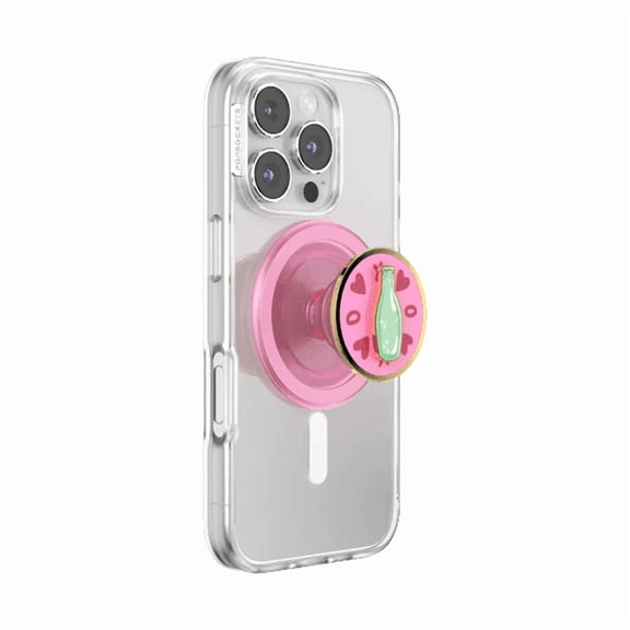 PopSockets Phone Grip for MagSafe, Magnetic Holder, Phone Stand, Spinner - Spin the Bottle
