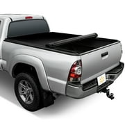 Auto Drive Soft Roll up Truck Bed Tonneau Cover Fits 07-22 Toyota Tundra 8Ft Bed