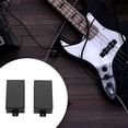 thumbnail image 1 of Carcasa De Pastilla Humbucker 2 piezas de carcasa de pastilla Humbucker de plástico negro/blanco para pastilla de guitarra (negro) Hugtrwg Para Estrenar, 1 of 8