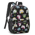 thumbnail image 2 of Game Controller Black Pattern 17" School Backpacks for Teens,Waterproof Oxford Fabric,S-Shape Padded Straps for School,Travel,Hiking,Camping, 2 of 6