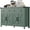 Green, variant on Timagebreze 55"W Inch Storage Sideboard with Coffee Bar Station,Farmhouse Buffet Cabinet with 4 Doors & 2 Drawersfor Dining Room & Kitchen,Grey