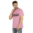 thumbnail image 4 of Inkmeso Men's The Dog Father Graphic Printed Tshirt For Dog Parent/ Dog Lover Round Neck with V Cut Shirt, 4 of 7